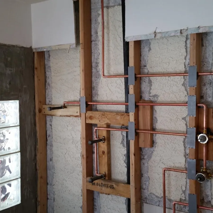 Copper pipe installation for Repiping in Bainbridge
